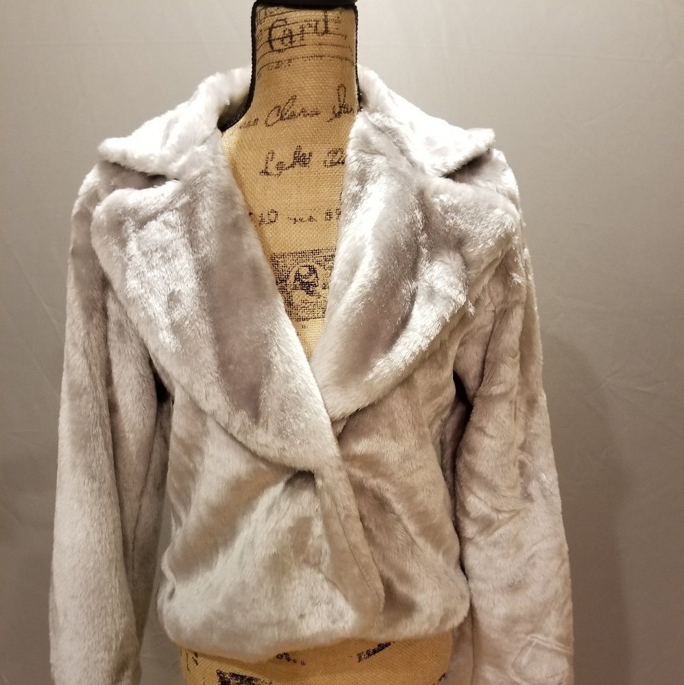 Like New Faux Fur Jacket